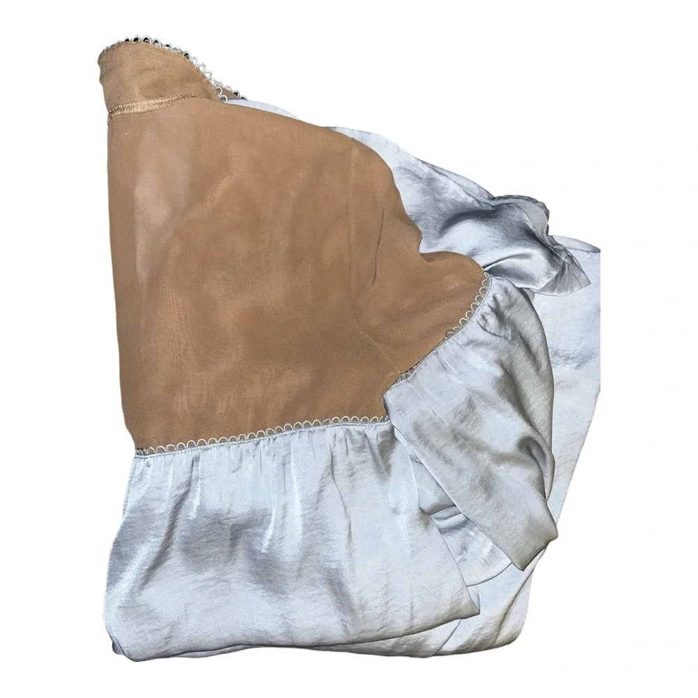 For Love & Lemons Skivvies Soliana Sleep Shirt Dress Women’s Small Lounge *Flaw - Picture 11 of 16